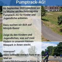 Leitung Pumptrack-AG Beschreibung