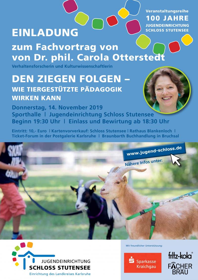 Fachvortrag über Tiergestützte Pädagogik von Carola Otterstedt