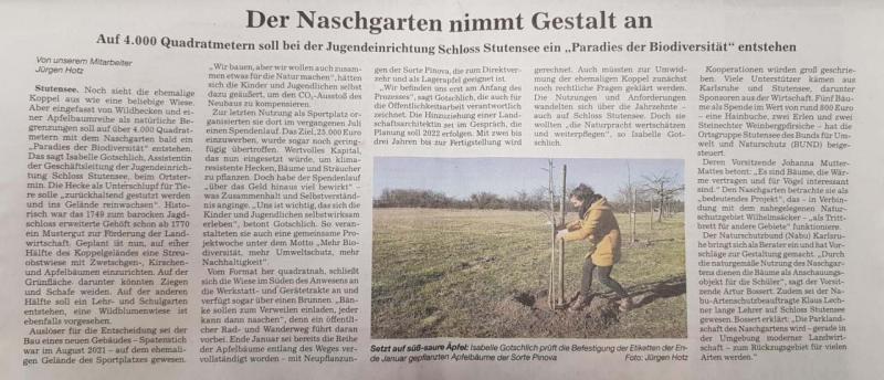 BNN Artikel Naschgarten