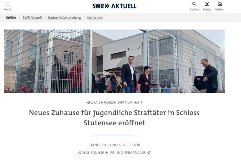 SWR Bericht HWH Eröffnung Neubau