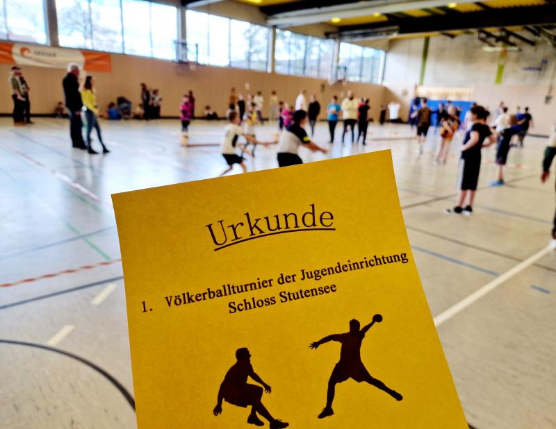 Völkerballturnier Schloss Stutensee im Rahmen der Nordbadischen Interessengemeinschaft