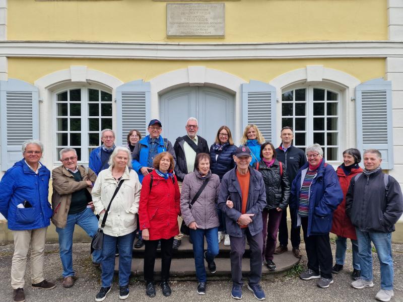 Besuch deutsch-israelischer Freundeskreis e.V. in Schloss Stutensee