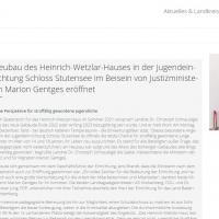 Landkreis Karlsruhe Pressemitteilung Eröffnung HWH