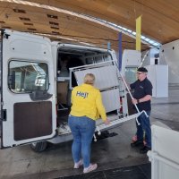 Die Möbel wurden noch direkt auf der Messe eingeladen und kamen ohne Umwege in unsere Jugendeinrichtung.